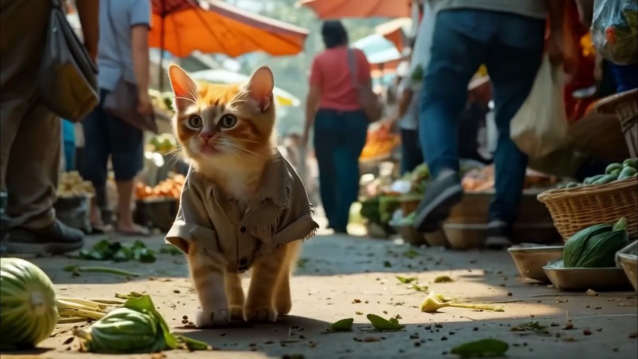 Kitten s Difficult Journey and Ambitious Dream of Buying a House💖😿🌟🏠 #cat #cats #meow -- Le difficile parcours du chaton et son grand rêve d’acheter une maison 💖😿🌟🏠 #chat #chats-1 #meow