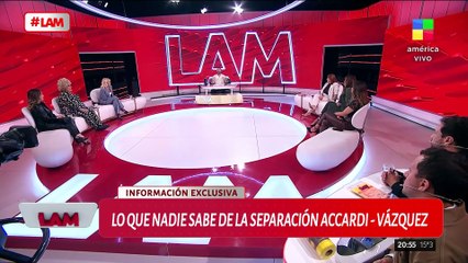 LO QUE NADIE SABE DE LA SEPARACIÓN DE ACCARDI Y VÁZQUEZ