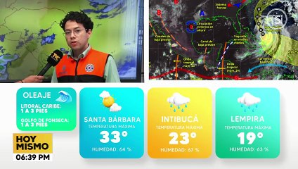 Lluvias se extenderán a dos regiones de Honduras este martes, 
