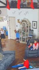 Grandson Crashes Into Glass Coffee Table While Playing Video Game