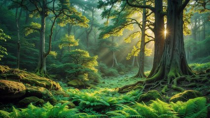 Musique d’Ambiance Calme pour se Relaxer Vol.3 | Forêt Apaisante & Lumière du Matin 4K