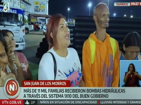 Más de 11 mil familias de Guárico fueron beneficiadas con bombas de agua mediante el 1X10