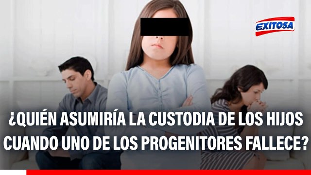 ¿Quién asume la custodia de los hijos menores de edad en caso de fallecimiento del progenitor(a)?