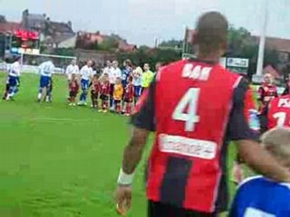 Boulogne - Niort 16 mai 2008 Entrée des joueurs