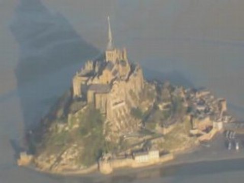 Le Mont St Michel vu du ciel