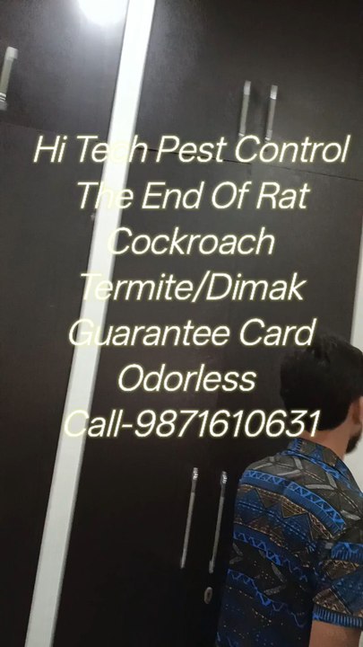 Pest Control Services The End Of Rat Cockroach Termite/DimakGuarantee Card Odorless Call-9871610631