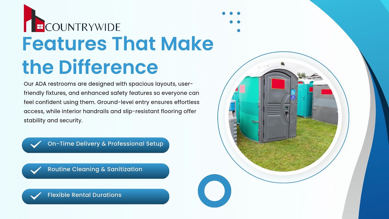 Event-Ready ADA Restrooms Comfort Without Limits | Countrywide Rental