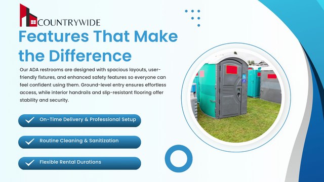 Event-Ready ADA Restrooms Comfort Without Limits | Countrywide Rental
