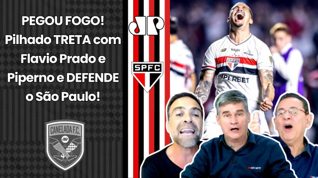 PEGOU FOGO!!! QUÊ??? VOCÊS SÃO LOUCOS??? O SÃO PAULO... Pilhado TRETA com Flavio Prado e Piperno!