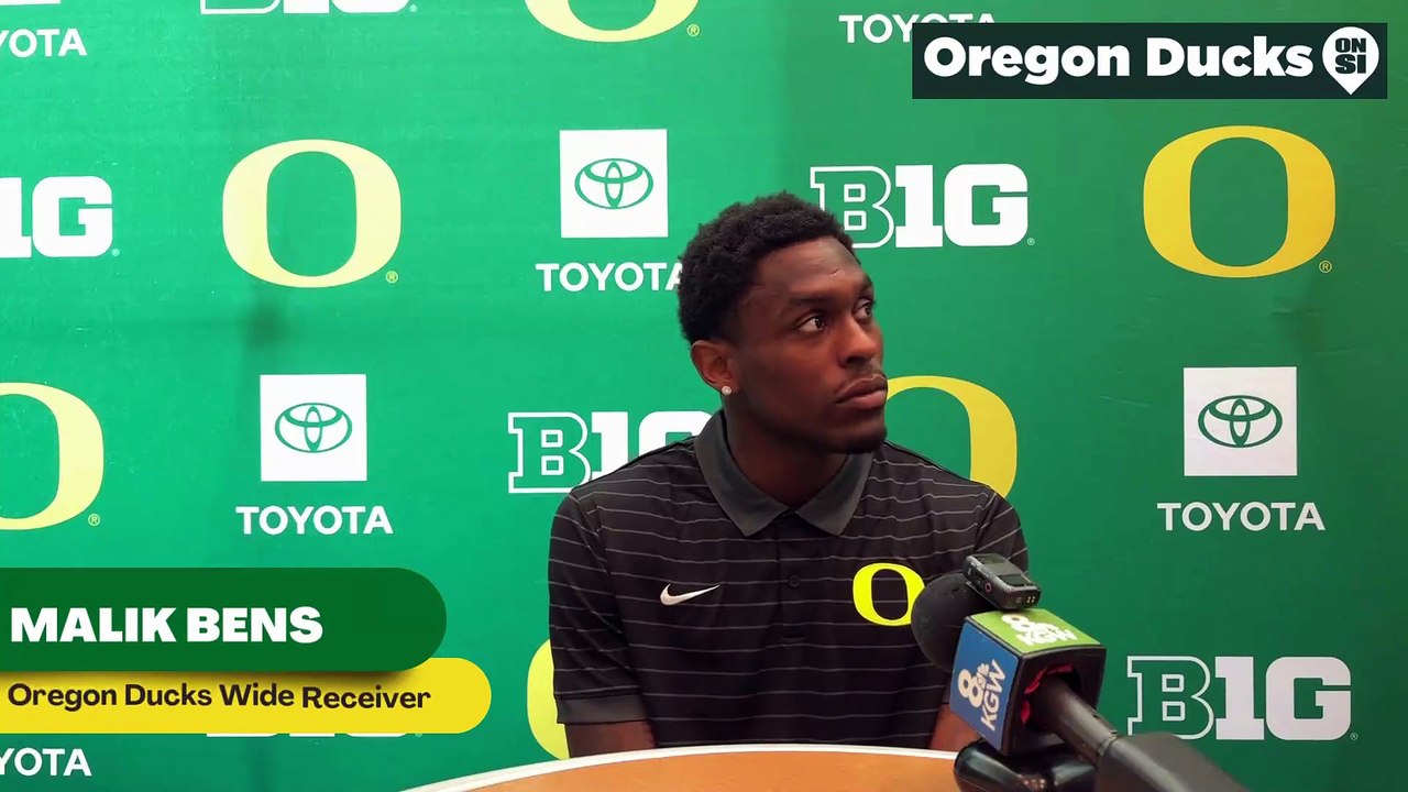 Oregon Ducks Wide Receiver Malik Benson discusses the size of the secondary this season