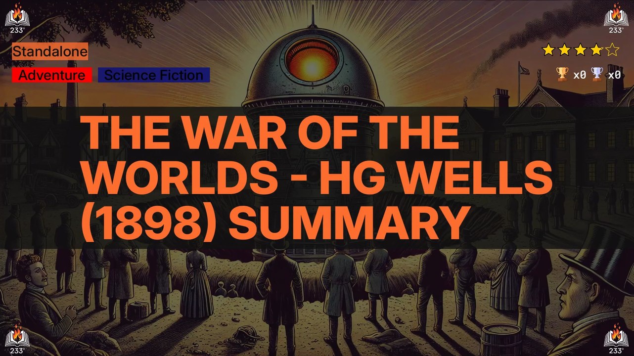 The War of the Worlds - HG Wells (1898) Summary