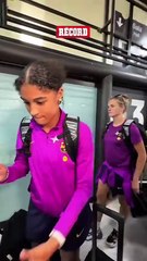 Las futbolistas del FC Barcelona llegaron a nuestro país para su amistoso contra América.