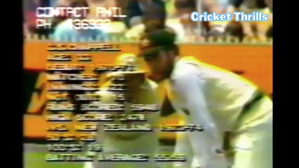 Iqbal Qasim Match Winning Bowling vs Australia at MCG in 1981