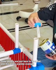 This dad is raising the dad goals flag high!