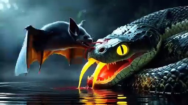 Anaconda vs Dracula | Jungle Horror Story | Urdu Hindi Kahani - ✅ Description: جنگل کی یہ کہانی صرف جانوروں پر مبنی ہے جہاں دیو ہیکل اناکونڈا اور خونخوار ڈریکولا چمگادڑ آمنے سامنے آ جاتے ہیں۔ دن کو سانپ کا خوف، رات کو ڈریکولا کی دہشت… آخرکار ان دو