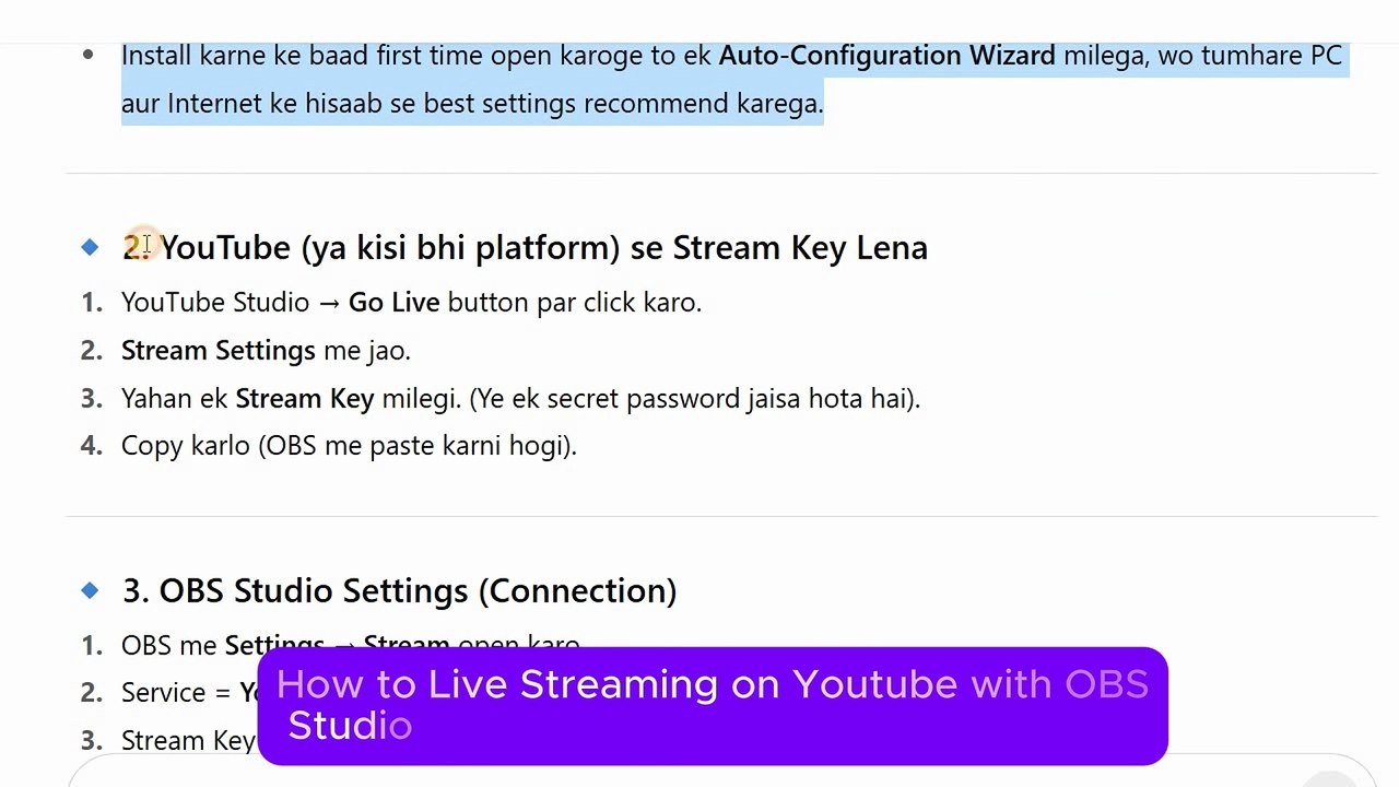 How to Live Streaming on Youtube with OBS Studio