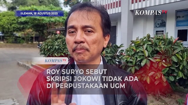 Roy Suryo Klaim Skripsi Jokowi Tidak Ada di Perpustakaan UGM