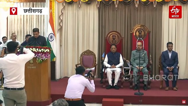 छत्तीसगढ़ में मंत्रिमंडल विस्तार, 3 नए मंत्रियों ने ली शपथ