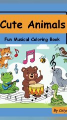 Cute Animals-Fun Musical Coloring book