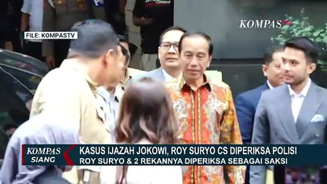 Diperiksa Kasus Ijazah Jokowi, Roy Suryo Cerita Intimidasi saat Luncurkan Buku | KOMPAS SIANG