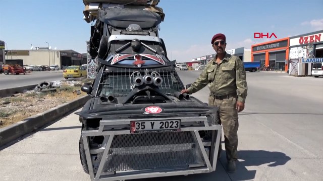 Bilim kurgu filmlerindeki gibi modifiyeli araç