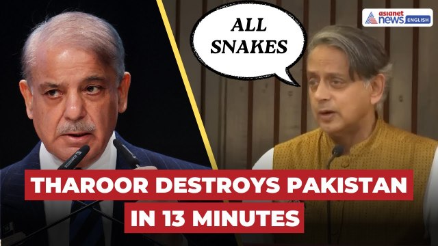 Tharoor DESTROYS Pakistan: 'India-Pak Ties Are All Snakes!'