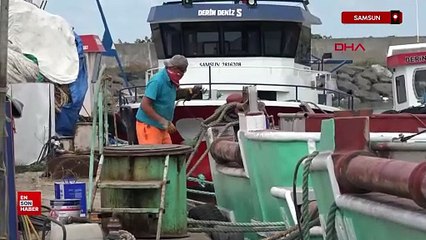 Samsun'da balıkçılar av sezonu öncesinde son hazırlıklarını yapıyor