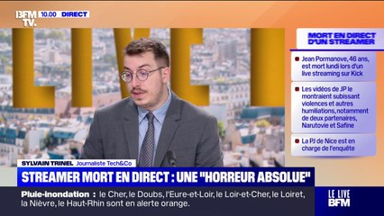 Mort du streameur Jeanpormanove: la plateforme Kick indique avoir banni "tous les co-streameurs dans l'attente de l'enquête"