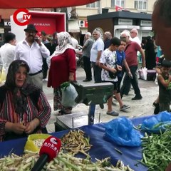 Giresun'da vatandaşlar CHP'lilere dert yandı Erdoğan'ı Allah'a havale ediyoruz