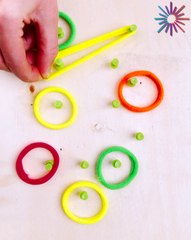 DIY fun with colorful loops 🌈
