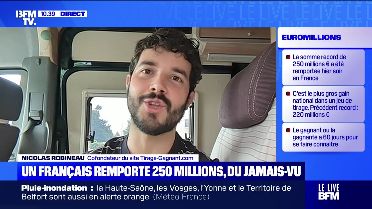 EuroMillions : un Français remporte 250 millions ! - 20/08