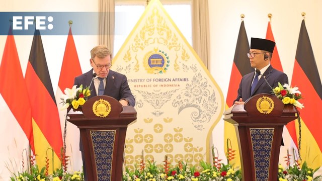 El ministro de Asuntos Exteriores de Alemania se reúne con su homólogo de Indonesia
