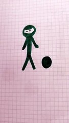 Ninja verde disegno 2