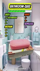 Bet You Can’t Name All These Bathroom Essentials! 🛁 #quiz #trivia #shorts