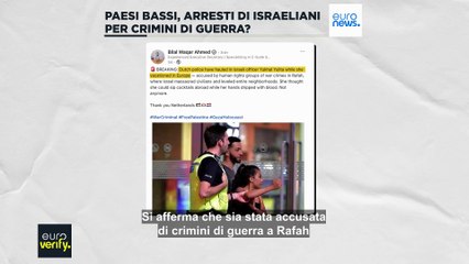 Fact-checking: la polizia olandese ha arrestato soldati israeliani per crimini di guerra?