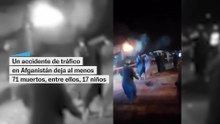 Un accidente de tráfico en Afganistán deja al menos 71 muertos