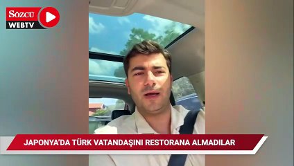Japonya'da Türk vatandaşını restorana almadılar