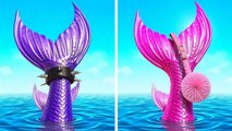 TRANSFORMATION EN SIRÈNE EXTRÊME ! 😱✨ De HUMAINE à CRÉATURE MAGIQUE ! 🧜‍♀️🌊💖