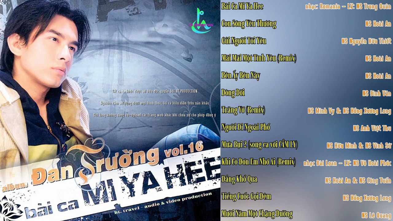 Album CD Đan Trường Vol.16 - Bài Ca Mi Ya Hee (2006)