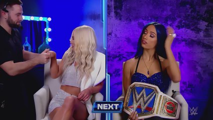 WWE Thunderdome: Sasha Banks and Carmella Side By Side Interview - Dec 4th 2020