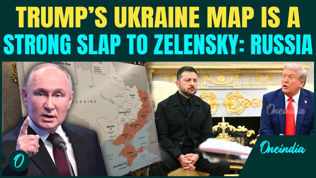 ‘Slap For Zelensky’: Russia Mocks Ukraine Using Trump’s War Map | Moscow Declares It A Win