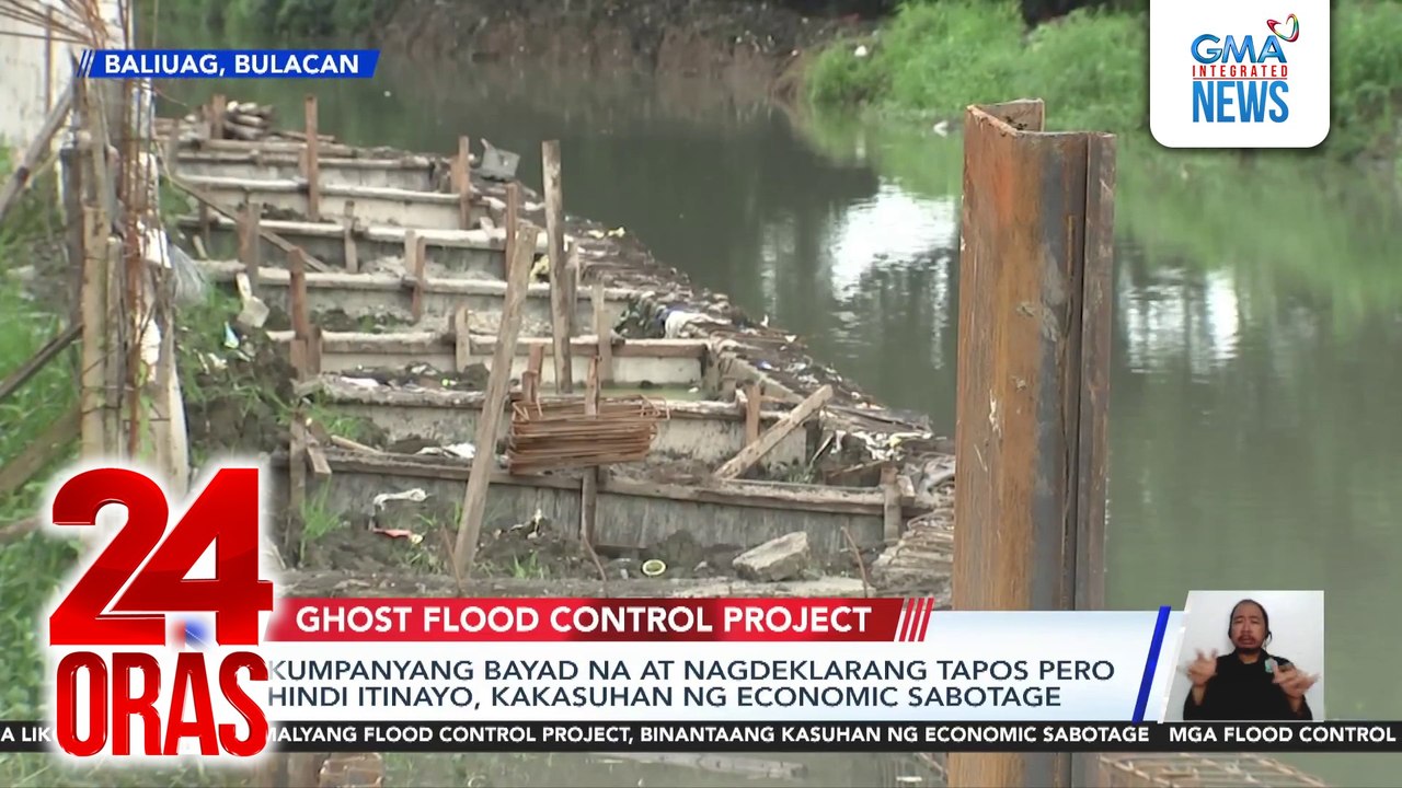 Kumpanyang bayad na at nagdeklarang tapos pero hindi itinayo, kakasuhan ng economic sabotage | 24 Oras