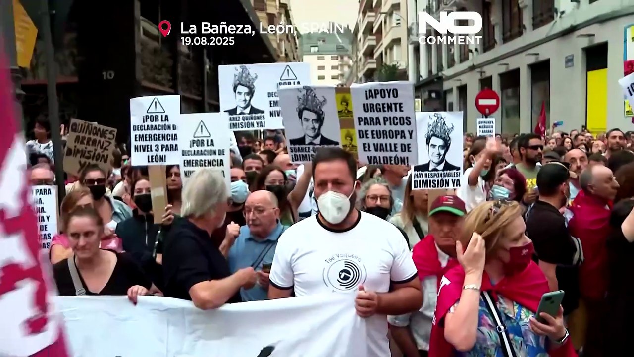 Protestierende fordern zentrale Kontrolle der Waldbrände in Spanien