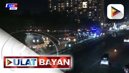 Pagbigat ng daloy ng trapiko sa SLEX, inaasahan ngayong long weekend | ulat ni Isaiah Mirafuentes