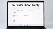 Folder Looks Empty but Files Exist | Fix USB & Hard Drive Folder Error in Windows