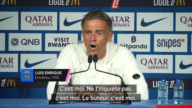PSG - Après le raté de Dembélé sur penalty, Luis Enrique ironise : “Le buteur, c’est moi !”