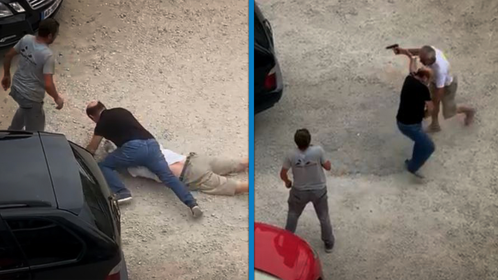 Otopark ücreti tartışmasında müşterisini vurdu; kavga anları kamerada