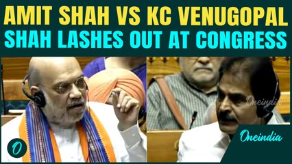 VIDEO: Amit Shah's BIG Face-off with Congress MP KC Venugopal As He Tables 3 Bills in Lok Sabha