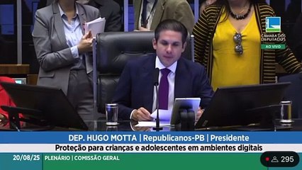 "Infância roubada não se recupera", diz Motta em debate sobre adultização