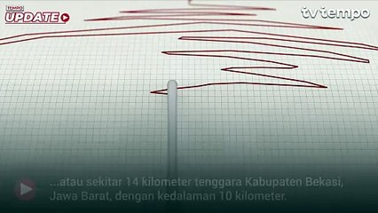 Pusat Gempa Magnitudo 4,9 di Kabupaten Bekasi Terasa Hingga Jakarta